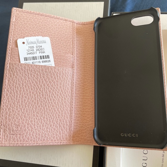 Gucci Marmont Pink IPhone Wallet Case - Picture 5 of 5